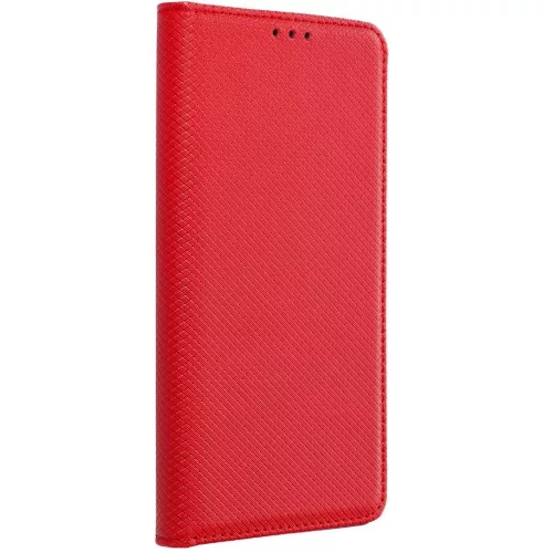 Magnet Samsung Galaxy S25 Ultra mágneses flip tok, piros
