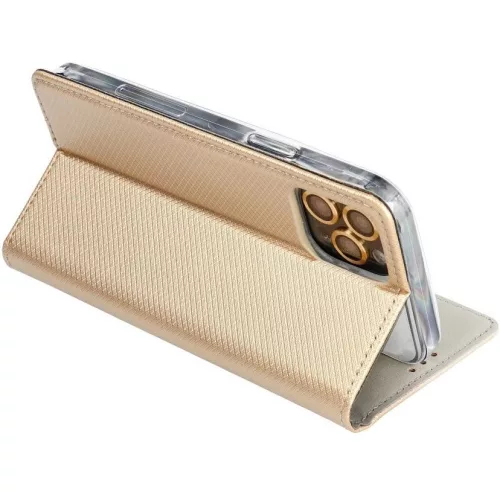 Magnet Samsung Galaxy S25 Ultra mágneses flip tok, arany