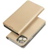 Magnet Samsung Galaxy S25 Ultra mágneses flip tok, arany