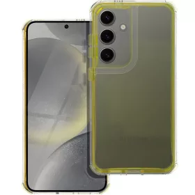   Matrix Samsung Galaxy S25 Ultra hátlap tok kameravédő peremmel, sárga