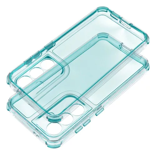 Matrix Samsung Galaxy S25 Ultra hátlap tok kameravédő peremmel, menta