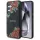 Guess Leather 4G Flowers Print Metal Classic Logo MagSafe Samsung Galaxy S25 kemény hátlap tok, fekete