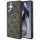 Guess Leather 4G Colored Ring Classic Logo MagSafe Samsung Galaxy S25 Ultra kemény hátlap tok, barna