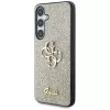 Guess Fixed Glitter Big 4G Metal Logo Samsung Galaxy S25+ kemény hátlap tok, arany