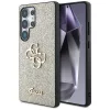 Guess Fixed Glitter Big 4G Metal Logo Samsung Galaxy S25 Ultra kemény hátlap tok, arany
