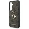 Guess Big 4G Logo Classic Logo Samsung Galaxy S25 kemény hátlap tok, barna