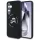 Karl Lagerfeld Silicone Double Heads And Circle Samsung Galaxy S25 MagSafe tok, fekete