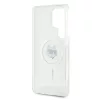 Karl Lagerfeld Button Choupette Head Printed Logo Galaxy S25 Ultra MagSafe hátlap tok, fehér