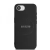 Guess PU Grained Classic Logo Apple iPhone 17e / iPhone 16e MagSafe tok, fekete