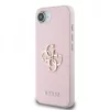 Guess PU Grained 4G Metal Logo Apple iPhone 17e / iPhone 16e hátlap tok, rózsaszín