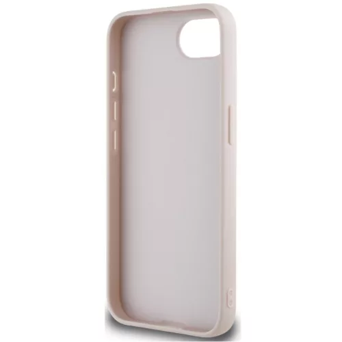 Guess PU Grained 4G Metal Logo Apple iPhone 17e / iPhone 16e hátlap tok, rózsaszín