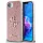 Guess PU Fixed Glitter 4G Metal Logo Apple iPhone 17e / iPhone 16e hátlap tok, rózsaszín