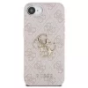 Guess PU 4G Metal Logo Apple iPhone 17e / iPhone 16e hátlap tok, rózsaszín