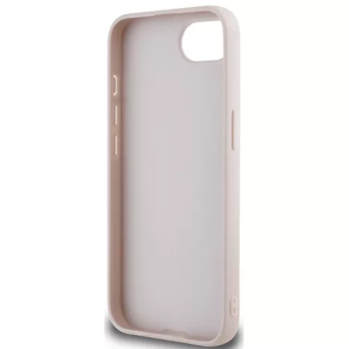 Guess PU 4G Metal Logo Apple iPhone 17e / iPhone 16e hátlap tok, rózsaszín