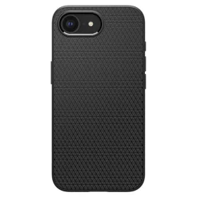   Spigen Liquid Air Apple iPhone 17e / iPhone 16e hátlap tok, matt fekete
