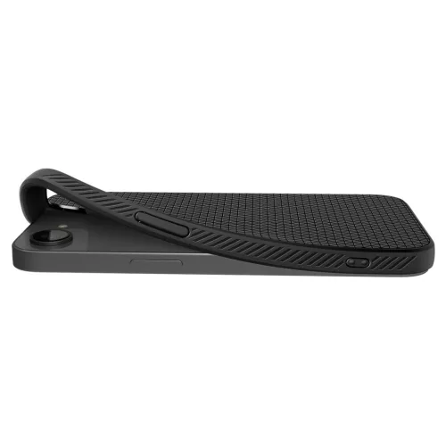 Spigen Liquid Air Apple iPhone 17e / iPhone 16e hátlap tok, matt fekete
