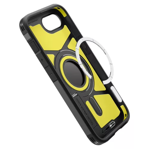 Spigen Tough Armor MagFit Apple iPhone 17e / iPhone 16e tok, MagSafe, fekete
