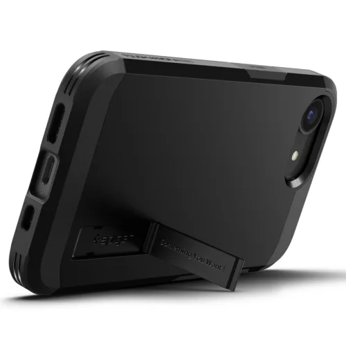 Spigen Tough Armor MagFit Apple iPhone 17e / iPhone 16e tok, MagSafe, fekete