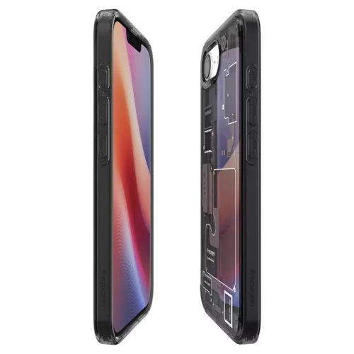 Spigen Ultra Hybrid MagFit Apple iPhone 17e / iPhone 16e tok, MagSafe, Zero One, fekete