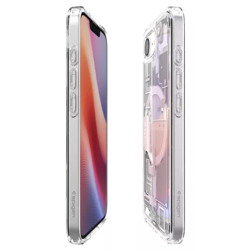 Spigen Ultra Hybrid MagFit Apple iPhone 17e / iPhone 16e tok, MagSafe, Zero One, fehér