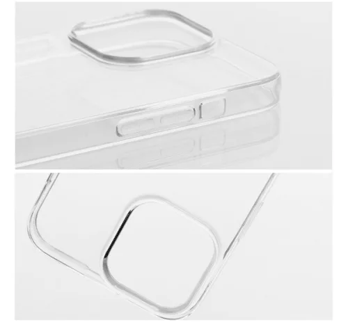 Clear 2mm Apple iPhone 17e / iPhone 16e szilikon tok kameravédelemmel, átlátszó