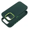 Frame Apple iPhone 17e / iPhone 16e közepesen ütésálló tok kameravédő kerettel, zöld