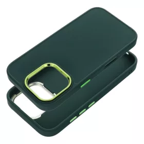   Frame Apple iPhone 17e / iPhone 16e közepesen ütésálló tok kameravédő kerettel, zöld