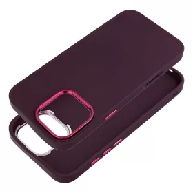   Frame Apple iPhone 17e / iPhone 16e közepesen ütésálló tok kameravédő kerettel, lila