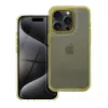 Matrix Apple iPhone 17e / iPhone 16e hátlap tok kameravédő peremmel, sárga