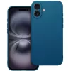 Matt szilikon Apple iPhone 17e / iPhone 16e tok, kék
