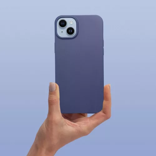 Matt szilikon Apple iPhone 17e / iPhone 16e tok, kék