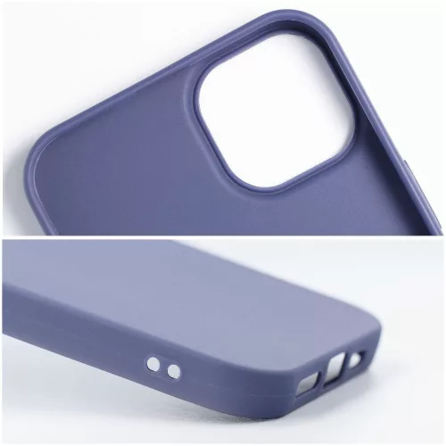 Matt szilikon Apple iPhone 17e / iPhone 16e tok, kék