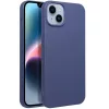 Matt szilikon Apple iPhone 17e / iPhone 16e tok, kék