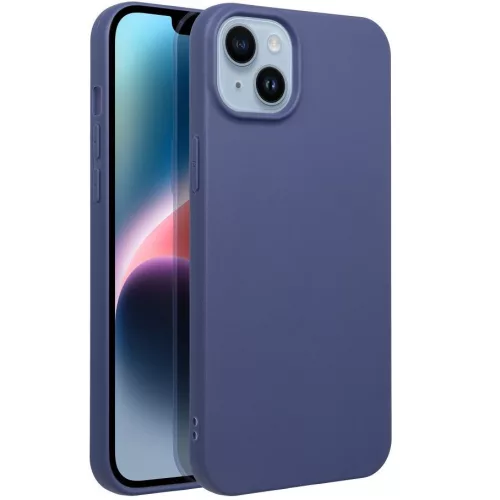 Matt szilikon Apple iPhone 17e / iPhone 16e tok, kék