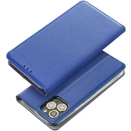 Magnet Apple iPhone 17e / iPhone 16e mágneses flip tok, kék