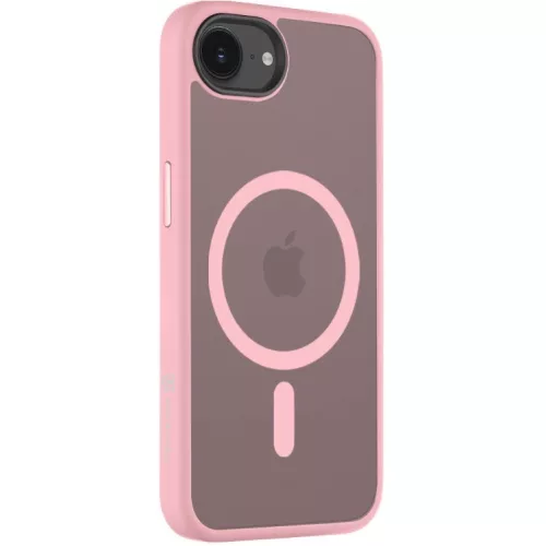 Tactical MagForce Hyperstealth Apple iPhone 17e / iPhone 16e MagSafe tok, áttetsző/rózsaszín