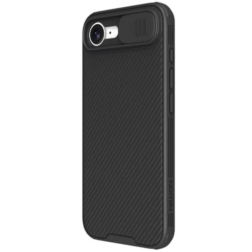 Nillkin CamShield Pro Apple iPhone 17e / iPhone 16e műanyag hátlap tok, fekete