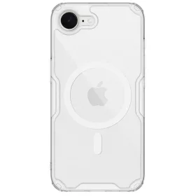   Nillkin Nature Pro Apple iPhone 17e / iPhone 16e mágneses szilikon tok, átlátszó