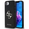 Guess PU Grained 4G Metal Logo Apple iPhone 17e / iPhone 16e hátlap tok, fekete