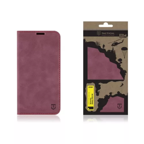Tactical Xproof Samsung Galaxy A36 flip/oldalra nyíló tok, bordó