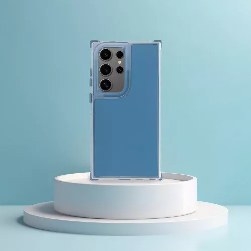 Matrix Samsung Galaxy A56 hátlap tok kameravédő peremmel, kék (matt)