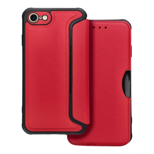 Razor book Samsung Galaxy A56 flip tok, piros