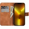 Tender Book Samsung Galaxy A56 flip/oldalra nyíló műbőr tok kártyatartó résszel, barna
