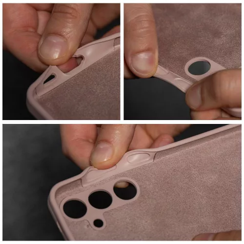 2mm Samsung Galaxy A36 szilikon tok, világos rózsaszín