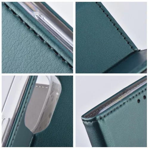 Samsung Galaxy A36 Smart Magneto flip tok, sötétzöld
