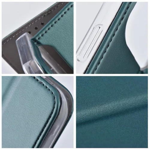 Samsung Galaxy A36 Smart Magneto flip tok, sötétzöld