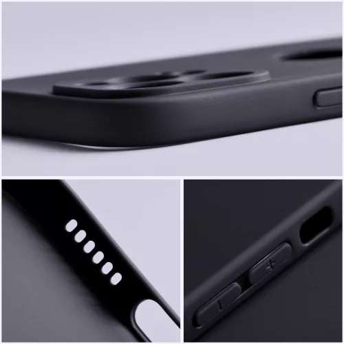 Forcell Soft szilikon hátlap tok Samsung Galaxy A36, fekete