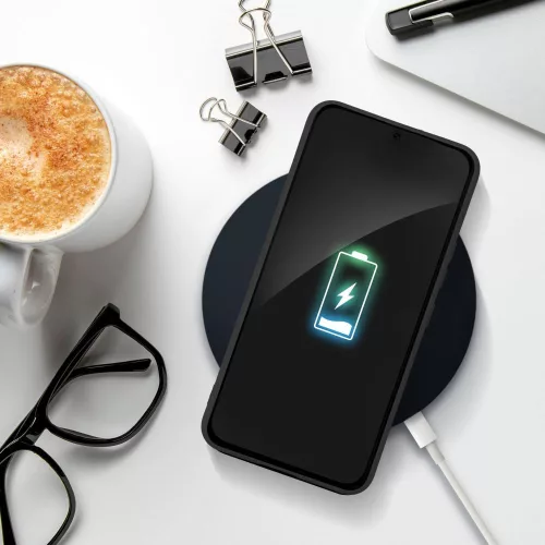 Forcell Soft szilikon hátlap tok Samsung Galaxy A36, fekete