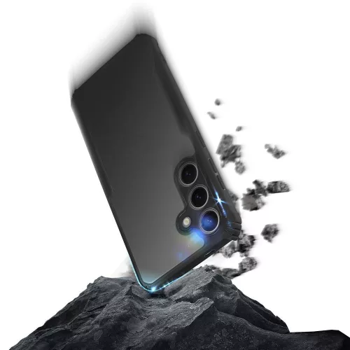 Samsung Galaxy A26 ütésálló tok erősített peremmel, fekete