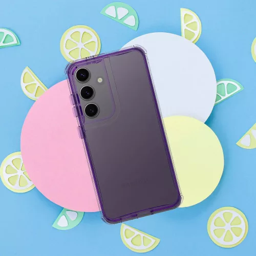 Matrix Samsung Galaxy A26 hátlap tok kameravédő peremmel, lila